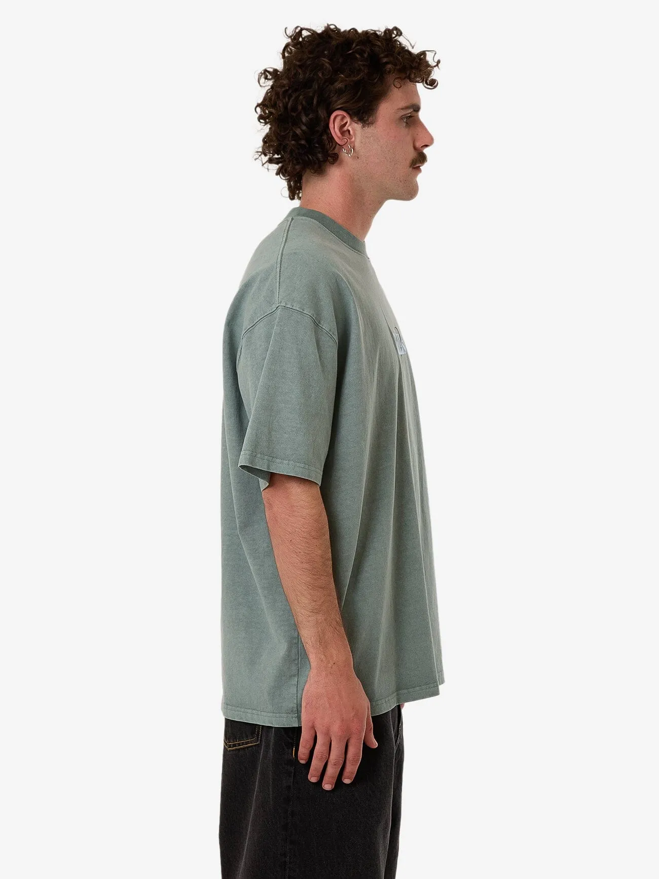 Ambient Connections Box Fit Oversize Tee - Chinois Green sold by Thrills product image thumbnail 5