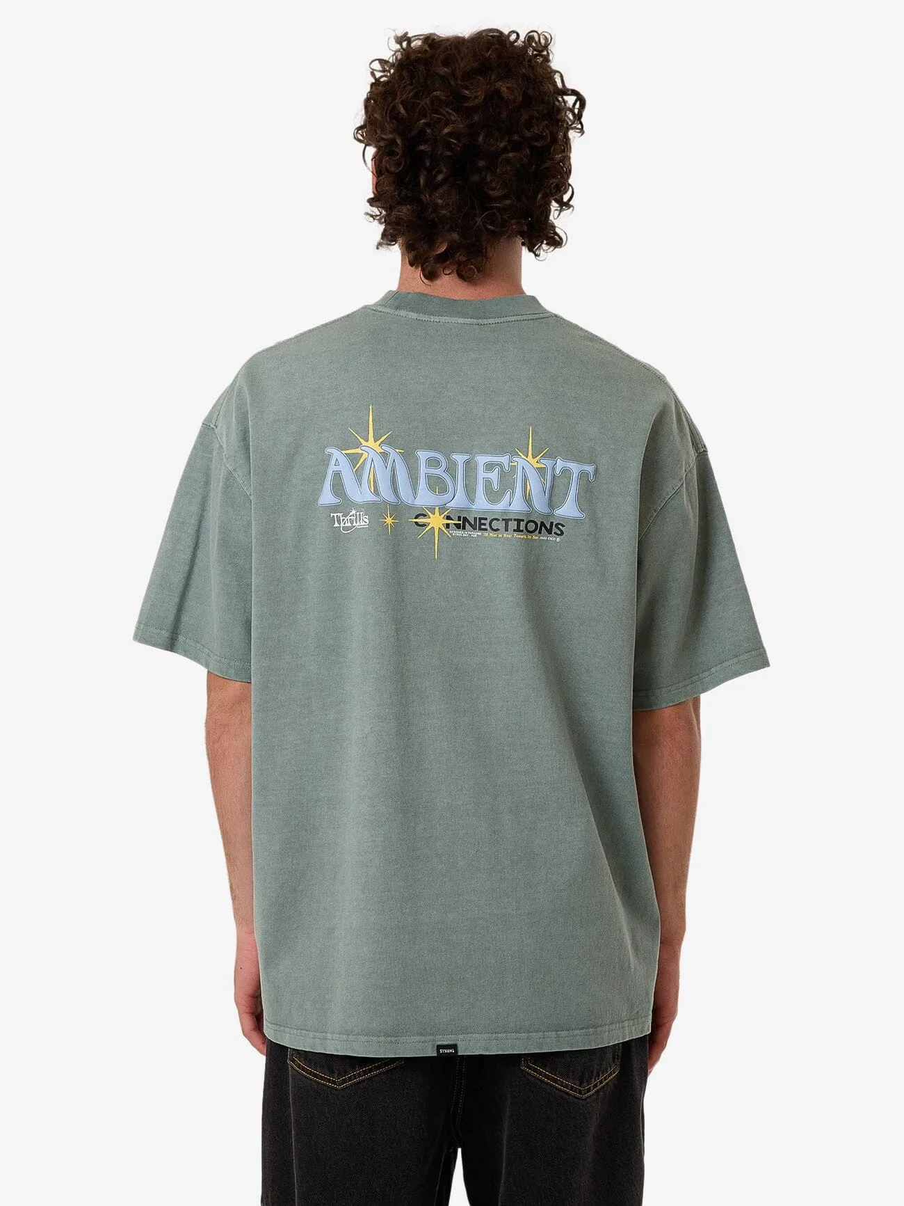 Ambient Connections Box Fit Oversize Tee - Chinois Green sold by Thrills product image thumbnail 4