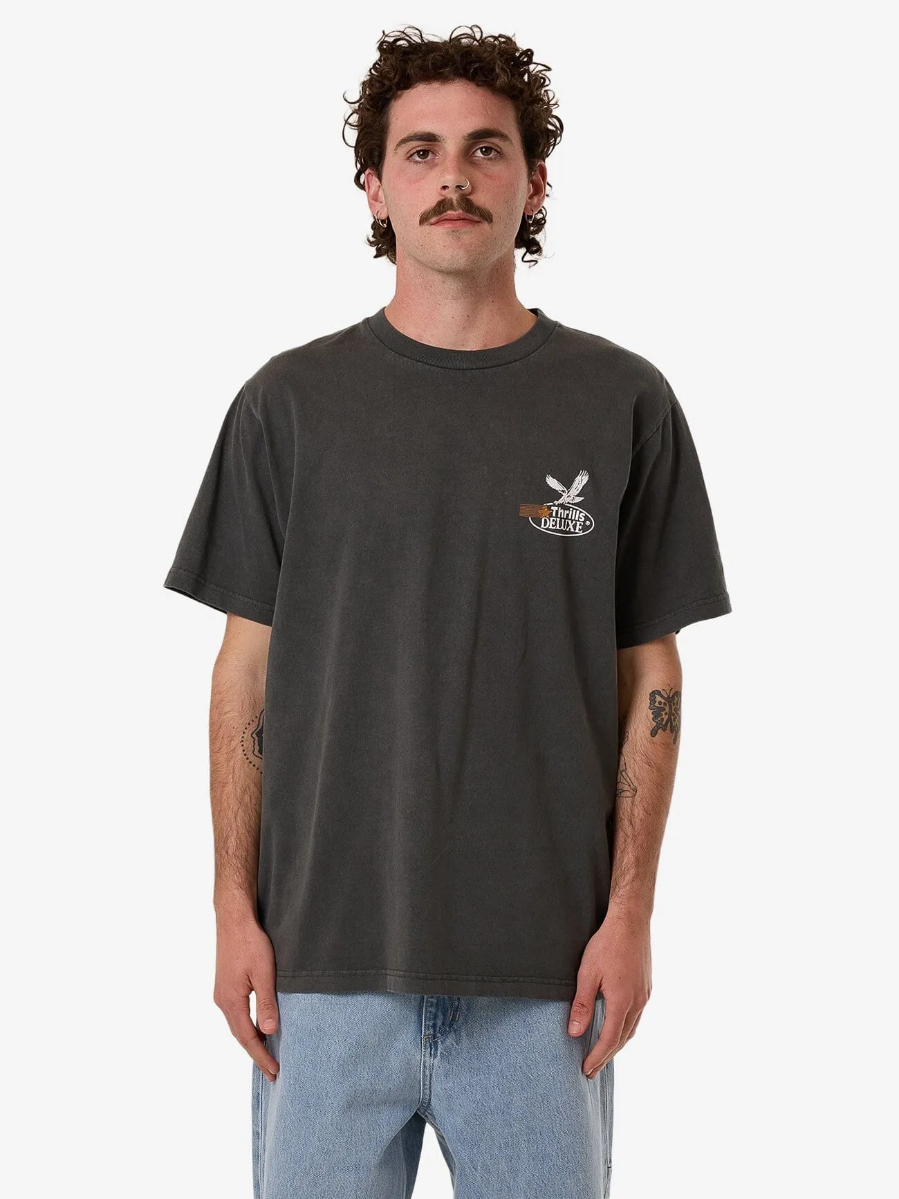 Deluxe Merch Fit Tee - Merch Black sold by Thrills