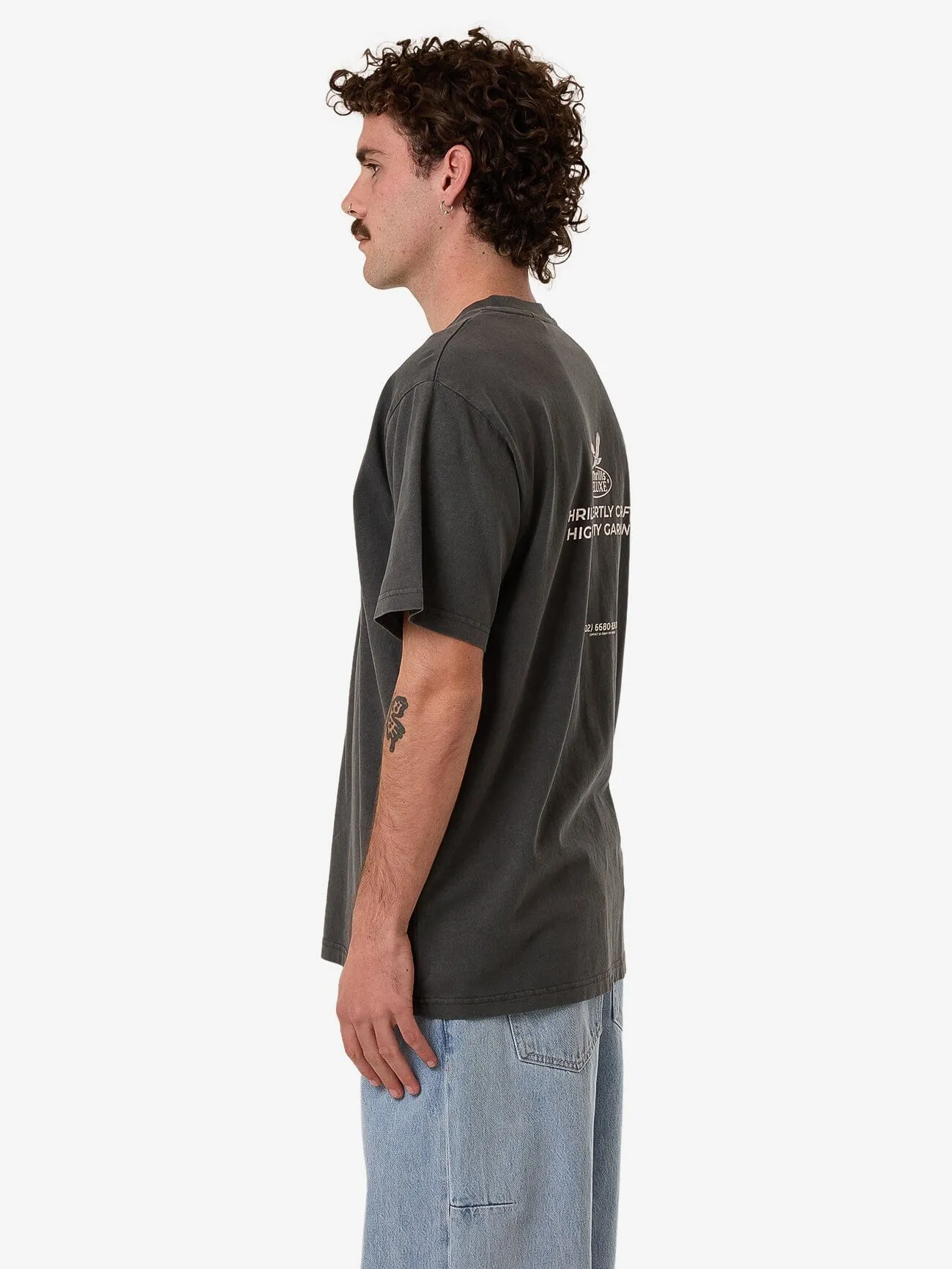 Deluxe Merch Fit Tee - Merch Black sold by Thrills product image thumbnail 4