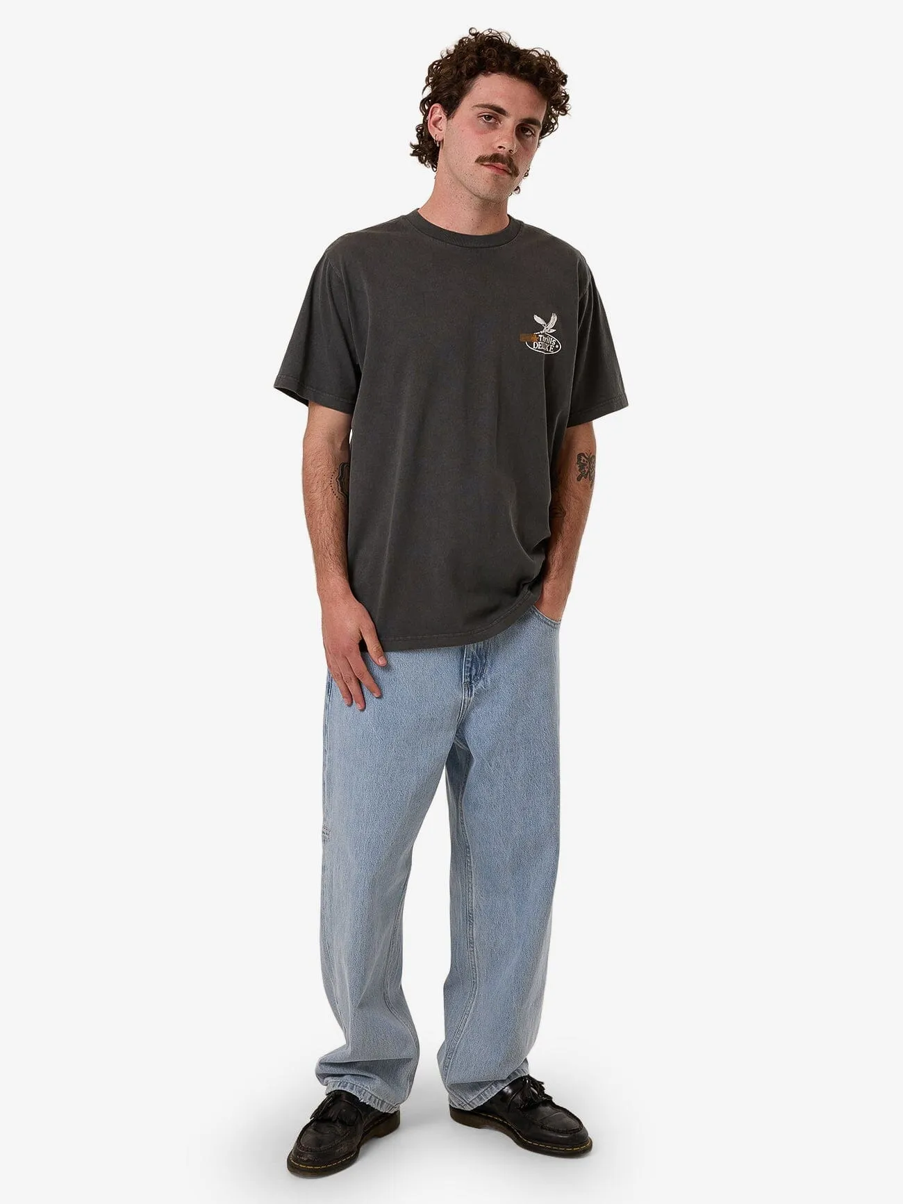 Deluxe Merch Fit Tee - Merch Black sold by Thrills product image thumbnail 5