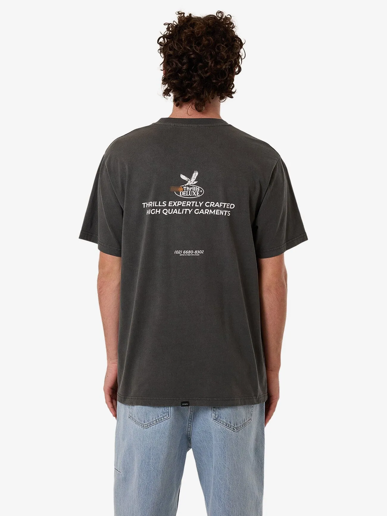 Deluxe Merch Fit Tee - Merch Black sold by Thrills product image thumbnail 2