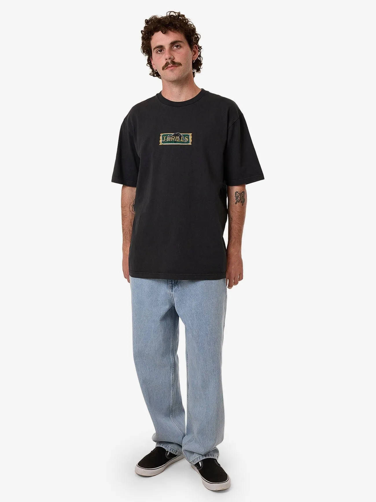 Behind It All Oversize Fit Tee - Pirate Black sold by Thrills product image thumbnail 5
