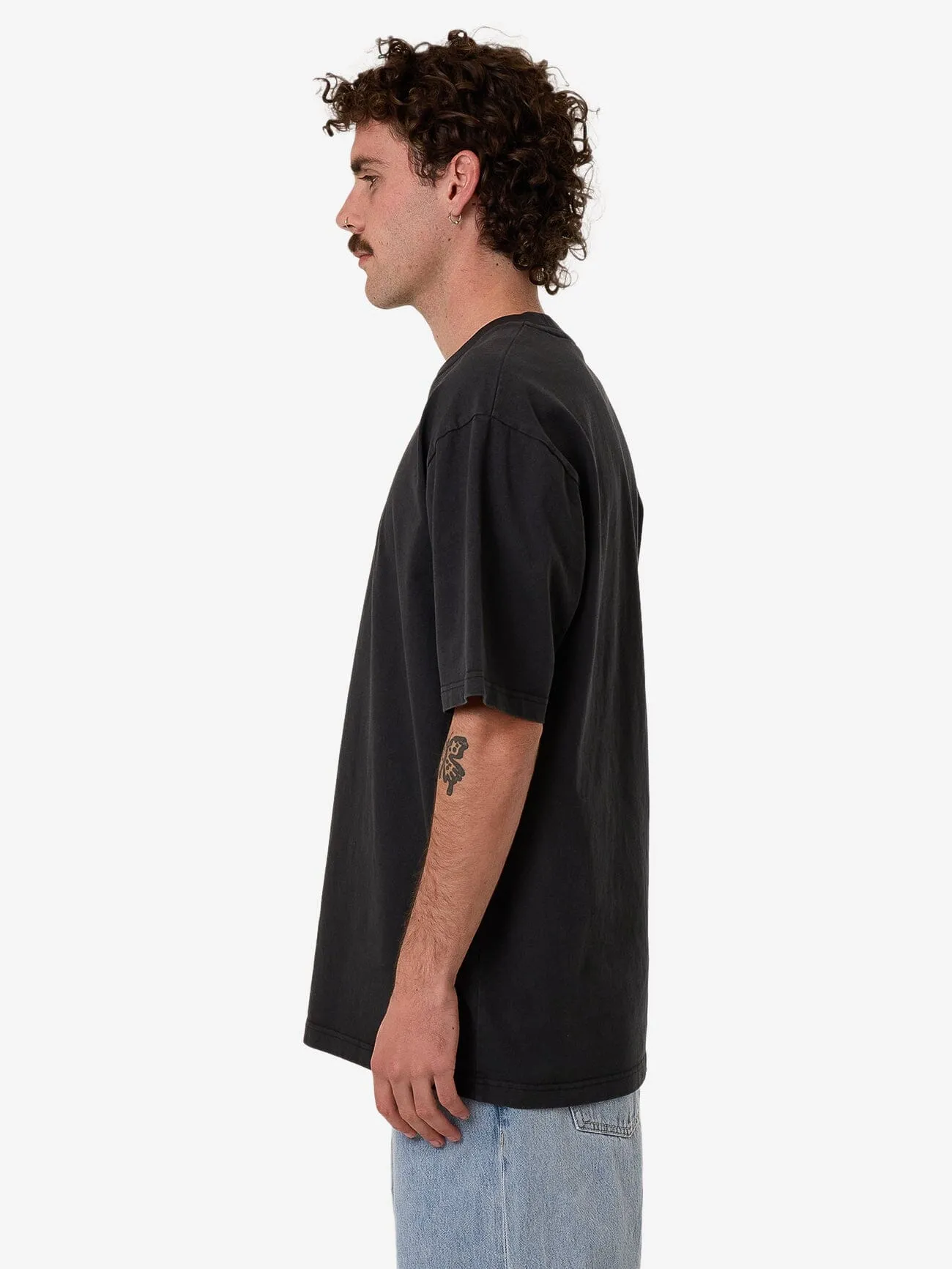 Behind It All Oversize Fit Tee - Pirate Black sold by Thrills product image thumbnail 4