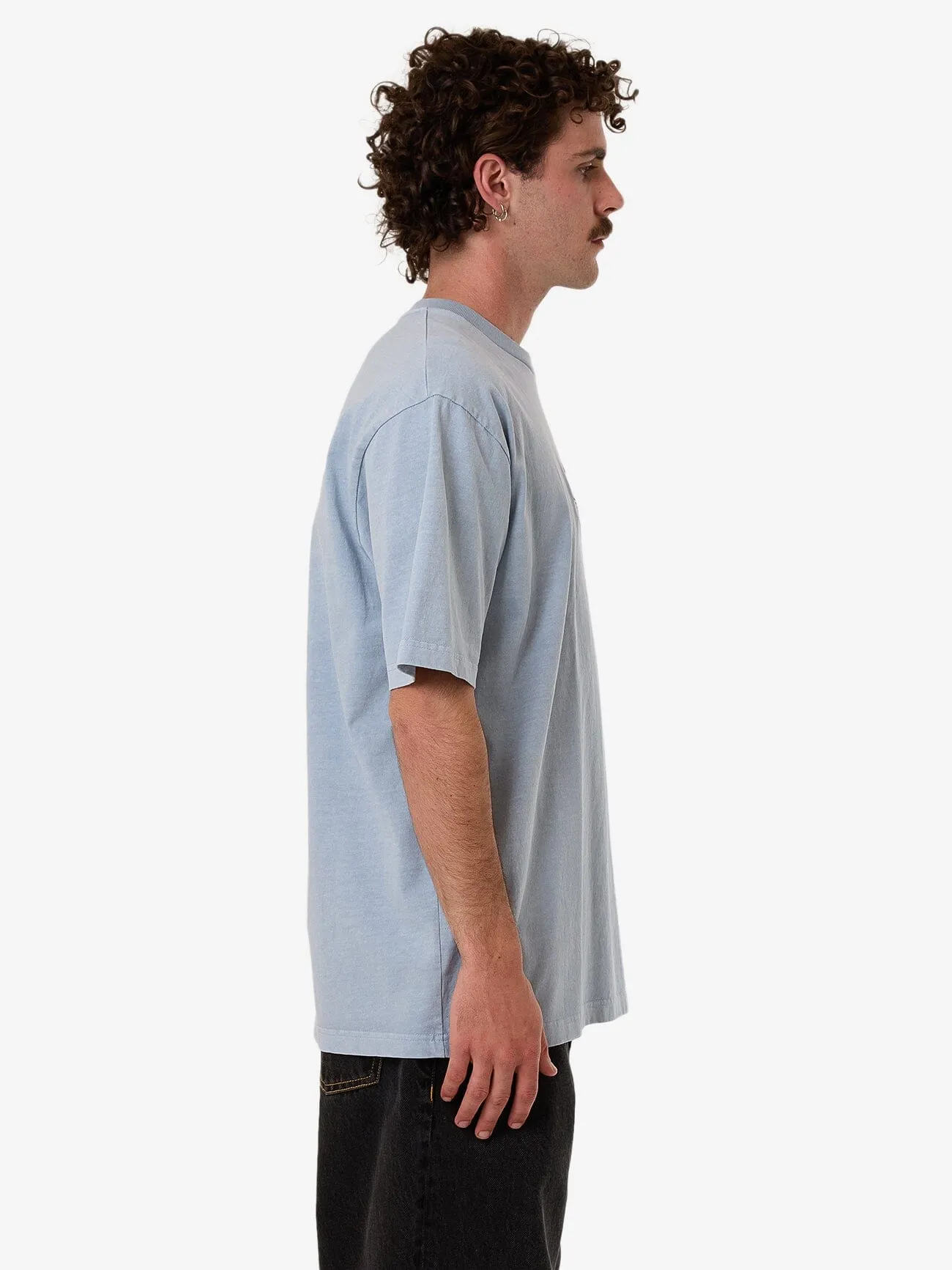 Solace Of Nature Oversize Fit Tee - Blue Fog sold by Thrills product image thumbnail 4