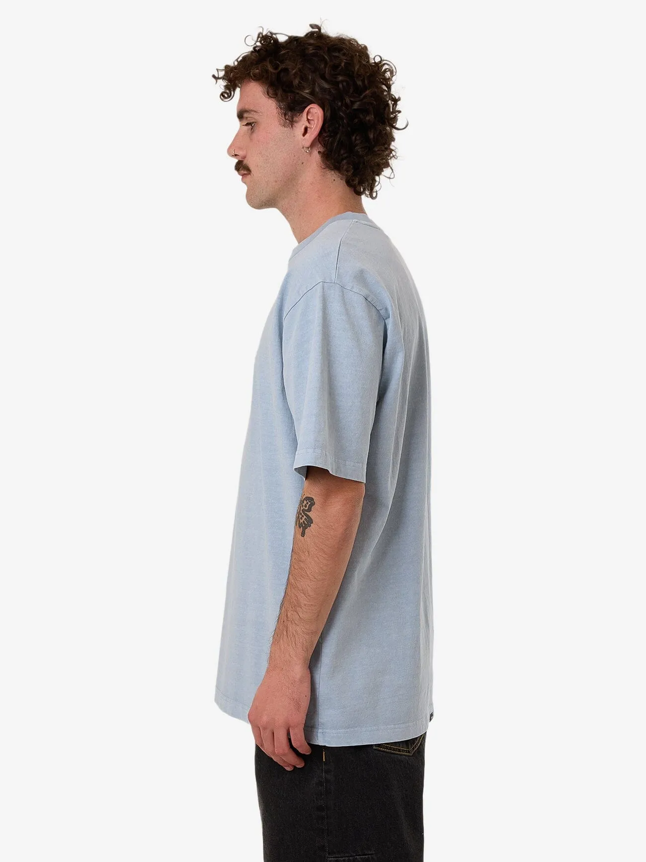 Solace Of Nature Oversize Fit Tee - Blue Fog sold by Thrills product image thumbnail 5