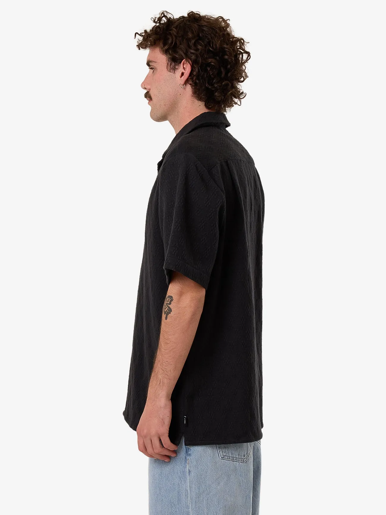 Vanished Bowling Shirt - Black sold by Thrills product image thumbnail 4