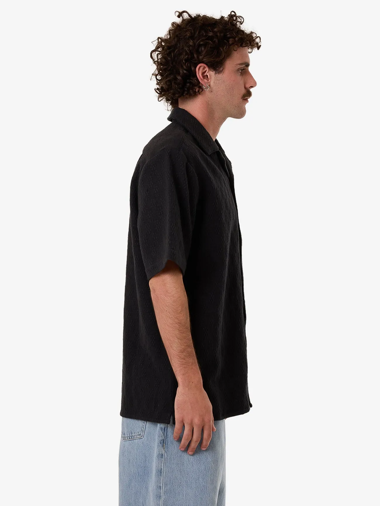 Vanished Bowling Shirt - Black sold by Thrills product image thumbnail 3