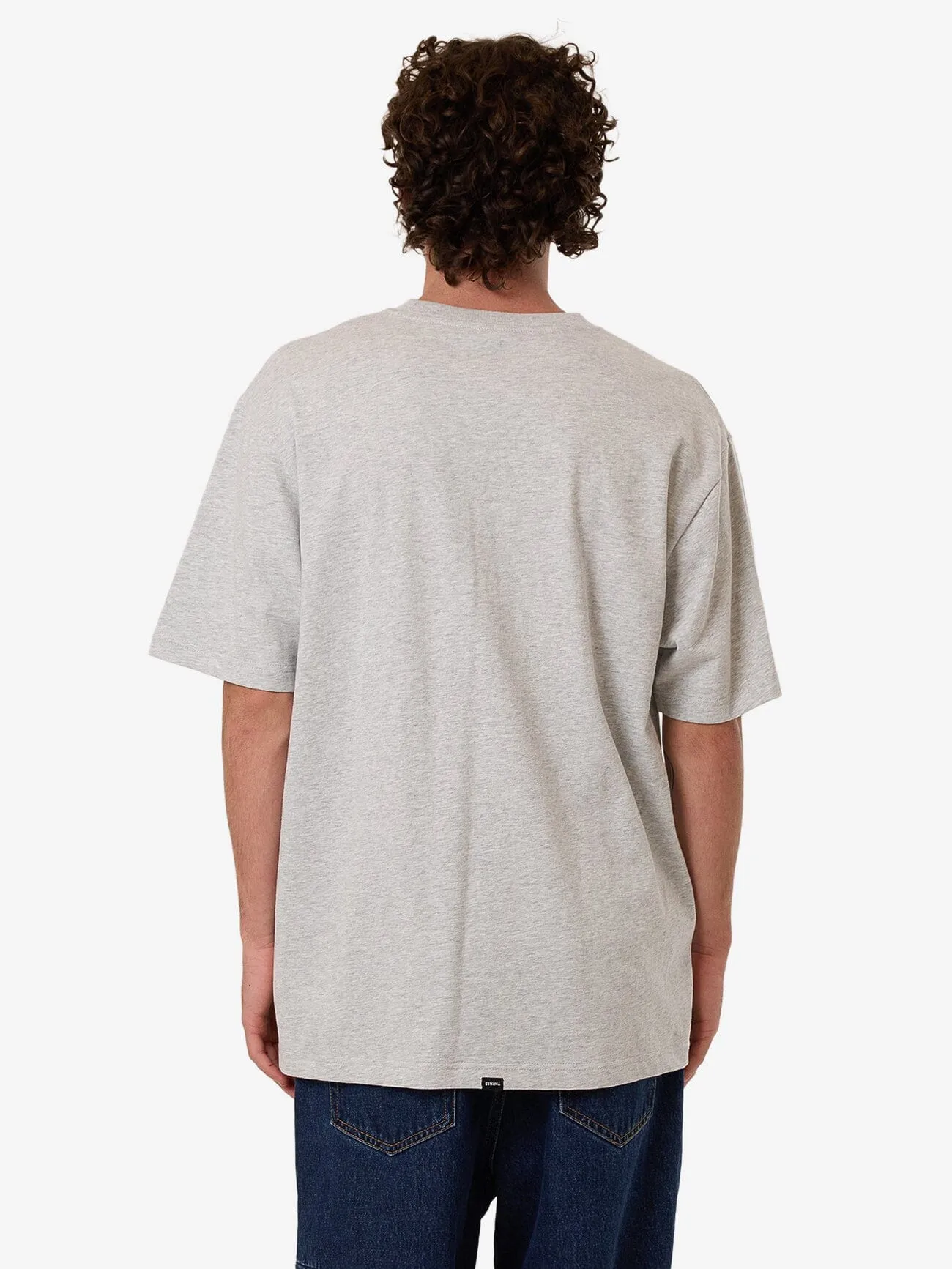Born To Fly Embro Oversize Fit Tee - Snow Marle sold by Thrills product image thumbnail 2