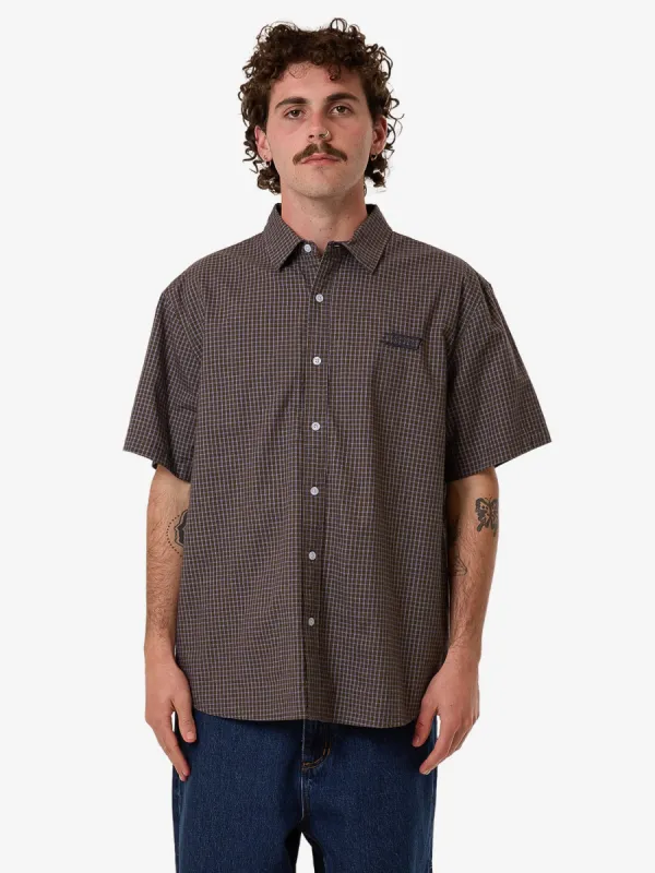 Ribbon Cutter Short Sleeve Shirt - Dark Olive sold by Thrills