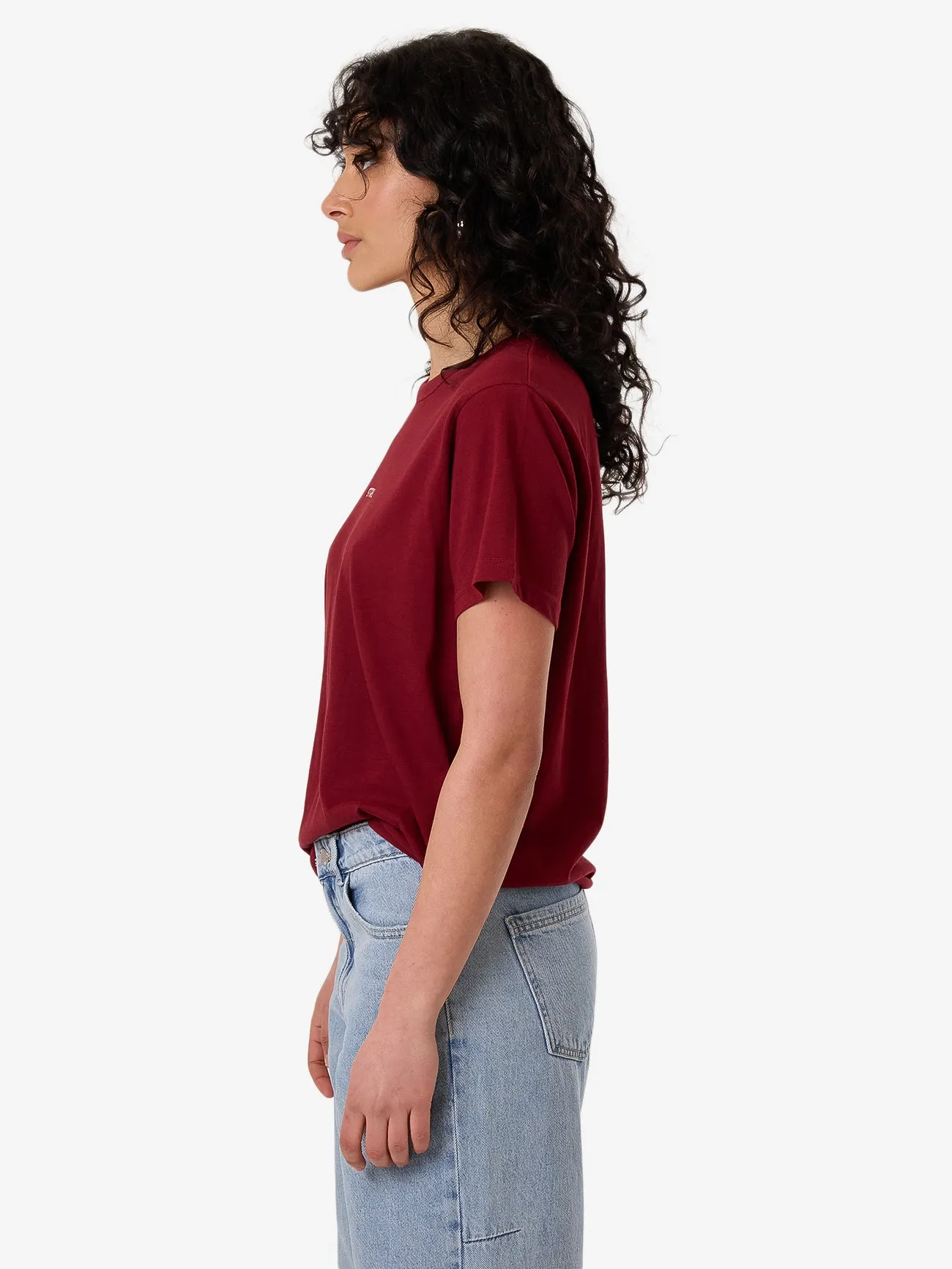 Minimal Thrills Relaxed Tee - Cabernet sold by Thrills product image thumbnail 4