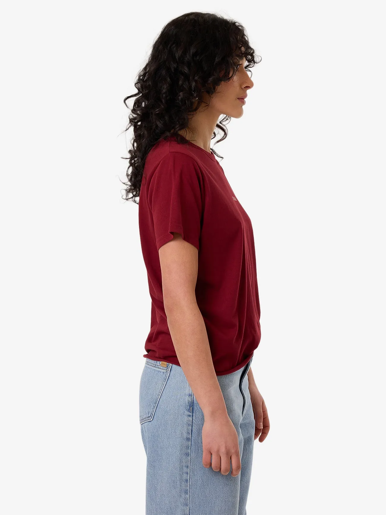 Minimal Thrills Relaxed Tee - Cabernet sold by Thrills product image thumbnail 3