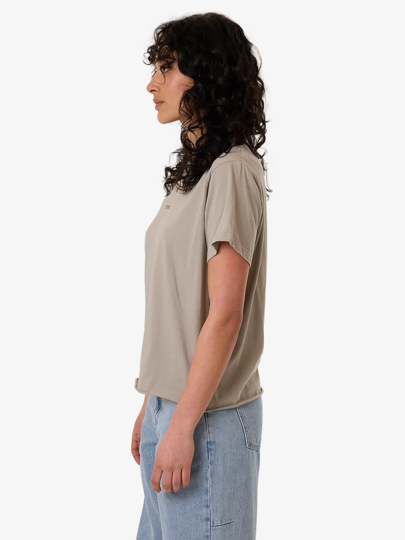 Minimal Thrills Relaxed Tee - String sold by Thrills product image thumbnail 4