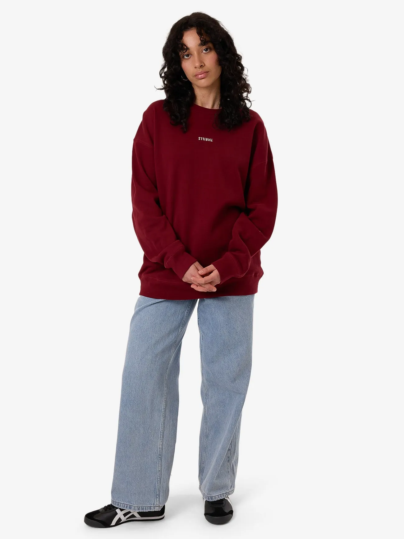 Minimal Thrills Slouch Crew - Cabernet sold by Thrills product image thumbnail 5