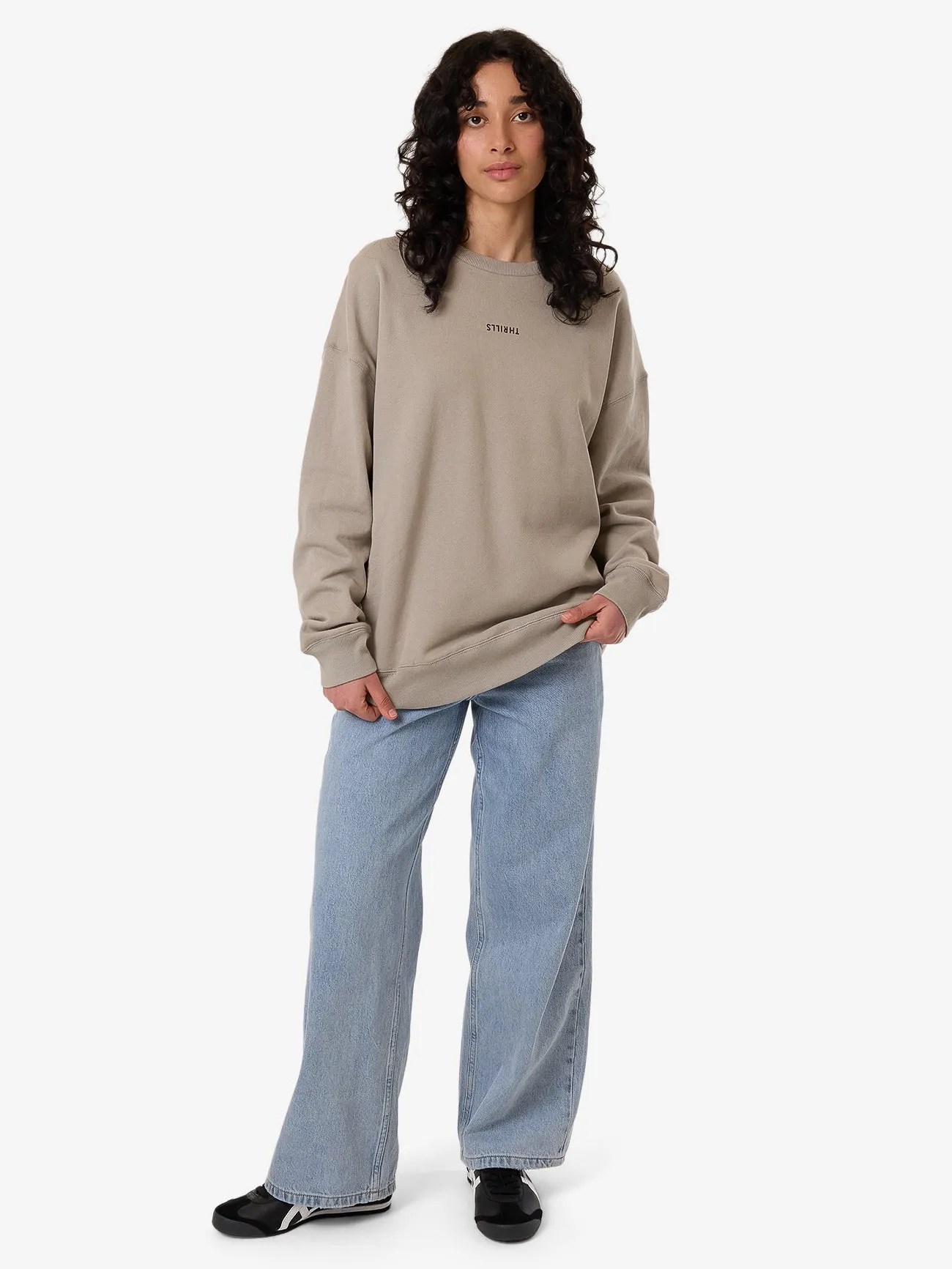 Minimal Thrills Slouch Crew - String sold by Thrills product image thumbnail 5