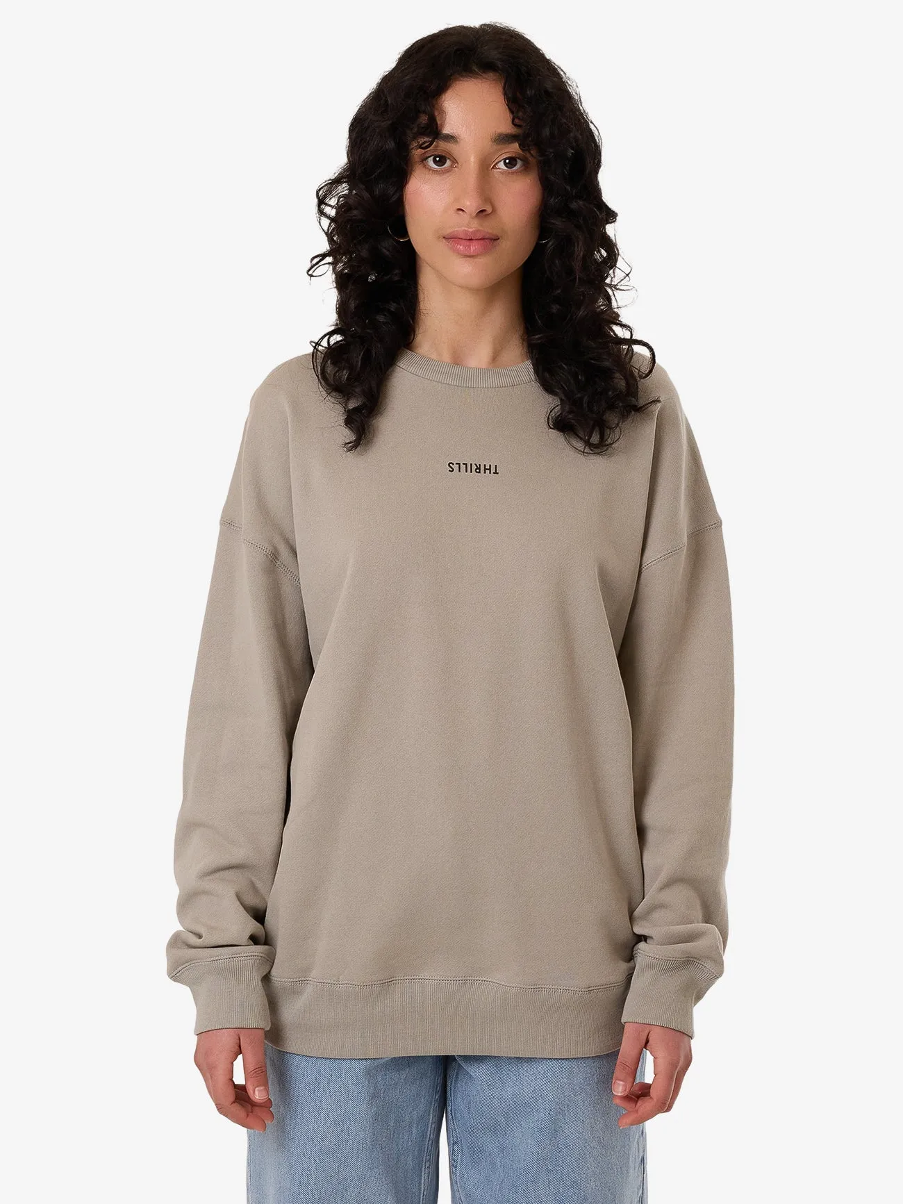 Minimal Thrills Slouch Crew - String sold by Thrills