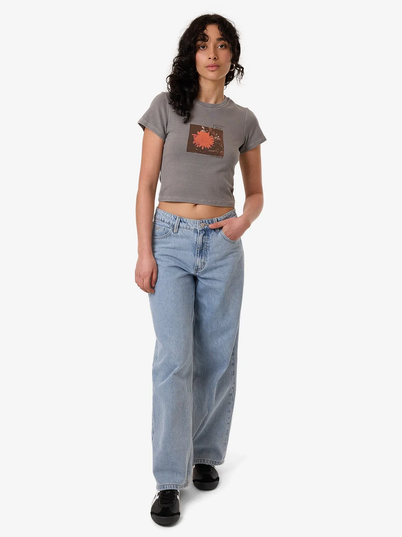 Natures Library Mini Tee - Washed Grey sold by Thrills product image thumbnail 5