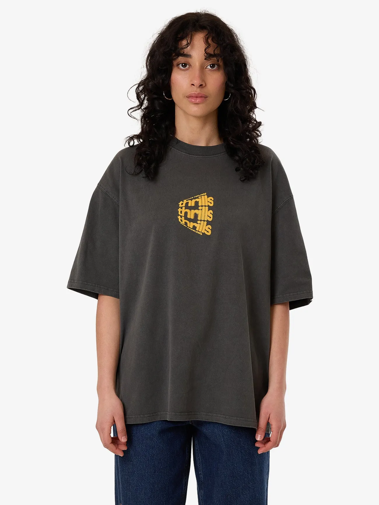 Dream Reality Oversized Tee - Merch Black sold by Thrills