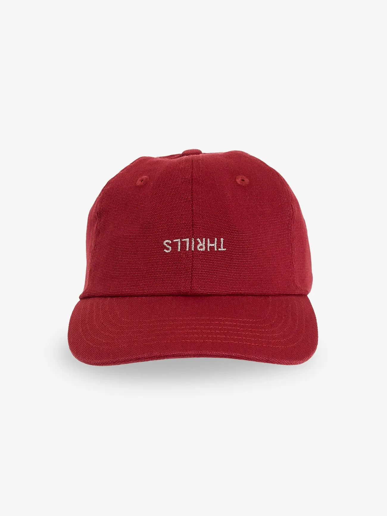 Minimal Thrills 6 Panel Cap - Cabernet sold by Thrills