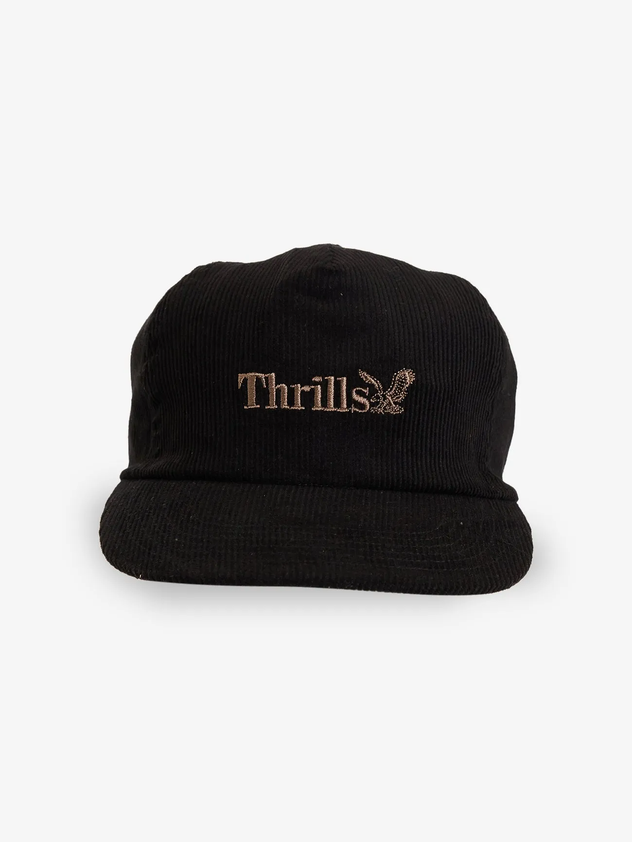 Thrills Workwear 5 Panel Cap - Black sold by Thrills