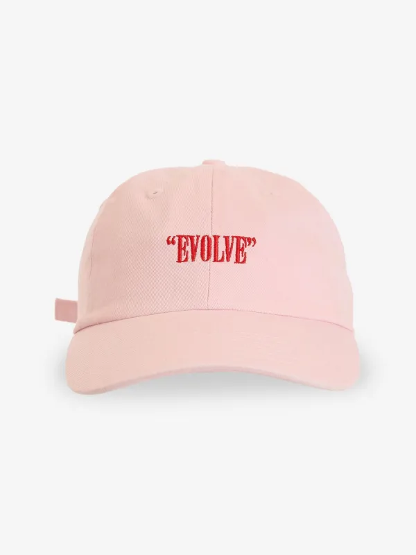 Highly Evolved 6 Panel Cap - Barely Pink sold by Thrills