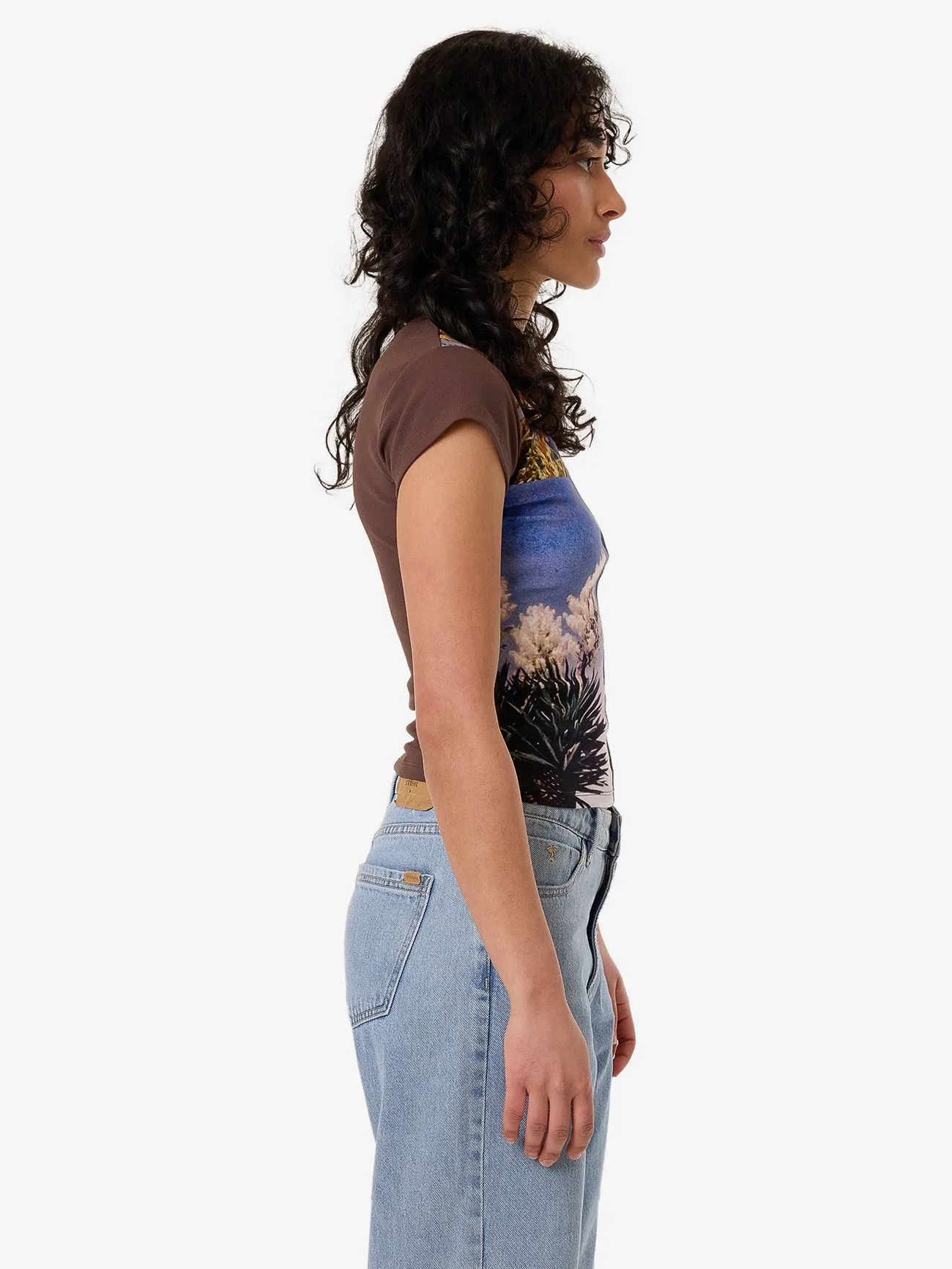 Dalia Club Tee - Coffee sold by Thrills product image thumbnail 3
