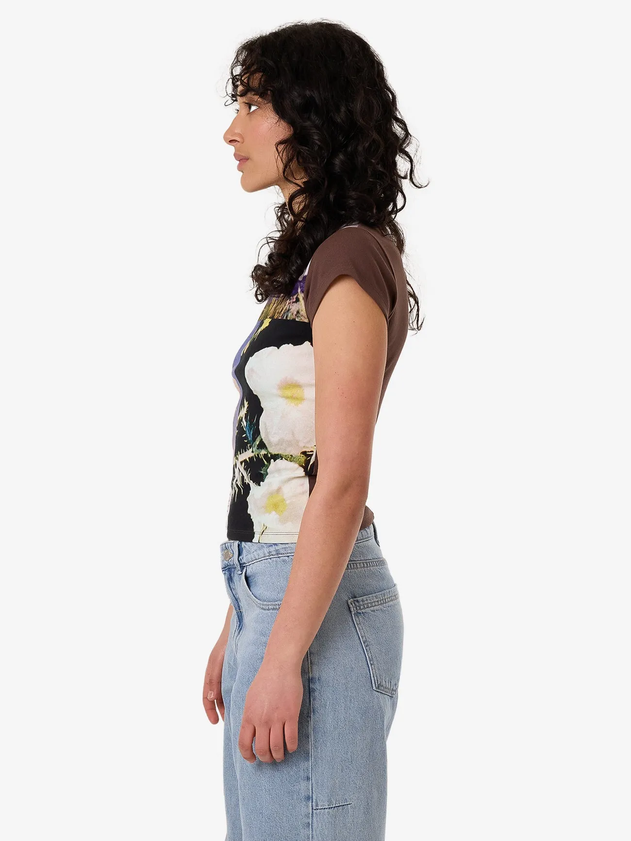 Dalia Club Tee - Coffee sold by Thrills product image thumbnail 4