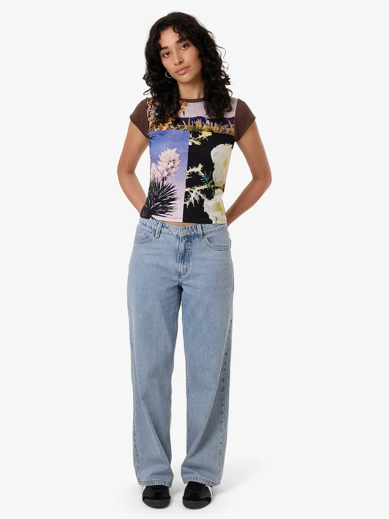 Dalia Club Tee - Coffee sold by Thrills product image thumbnail 5