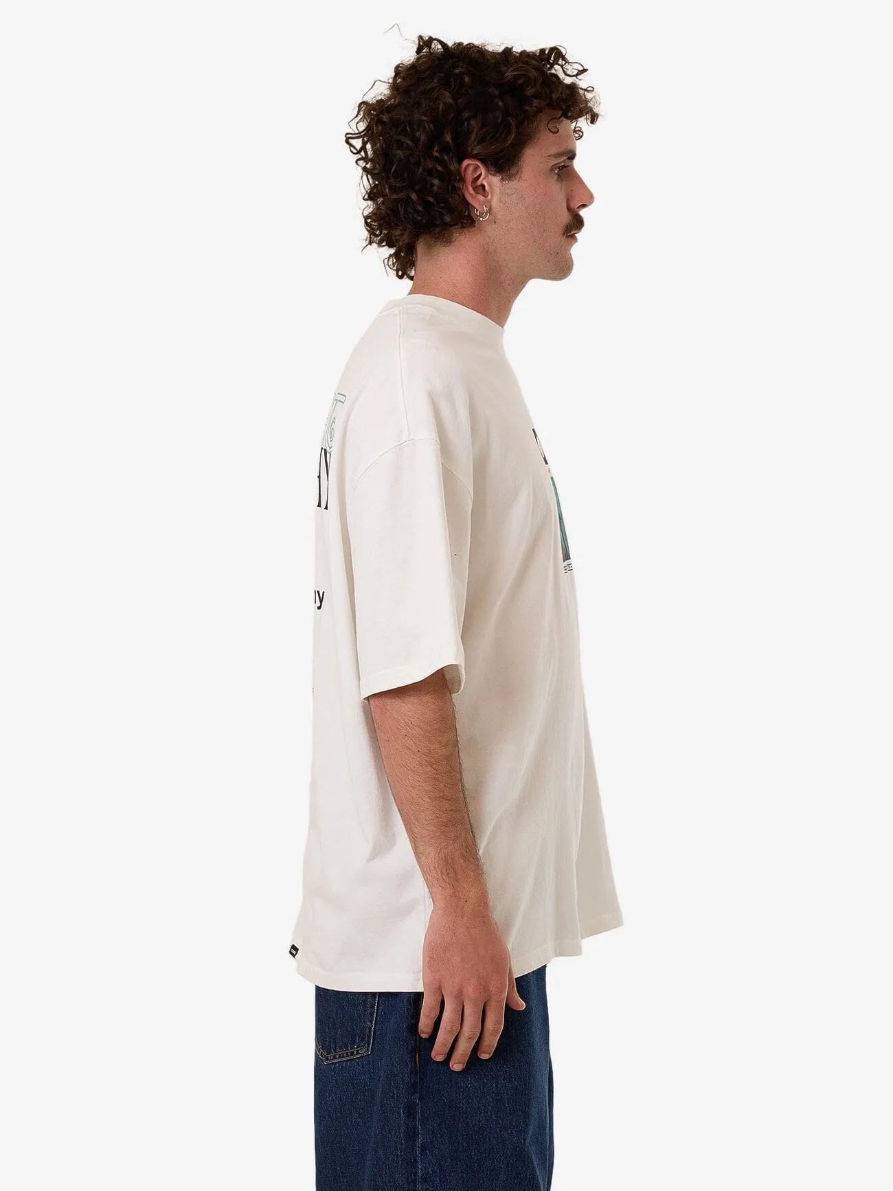 Sweet Anarchy Box Fit Oversize Tee - Dirty White sold by Thrills product image thumbnail 3