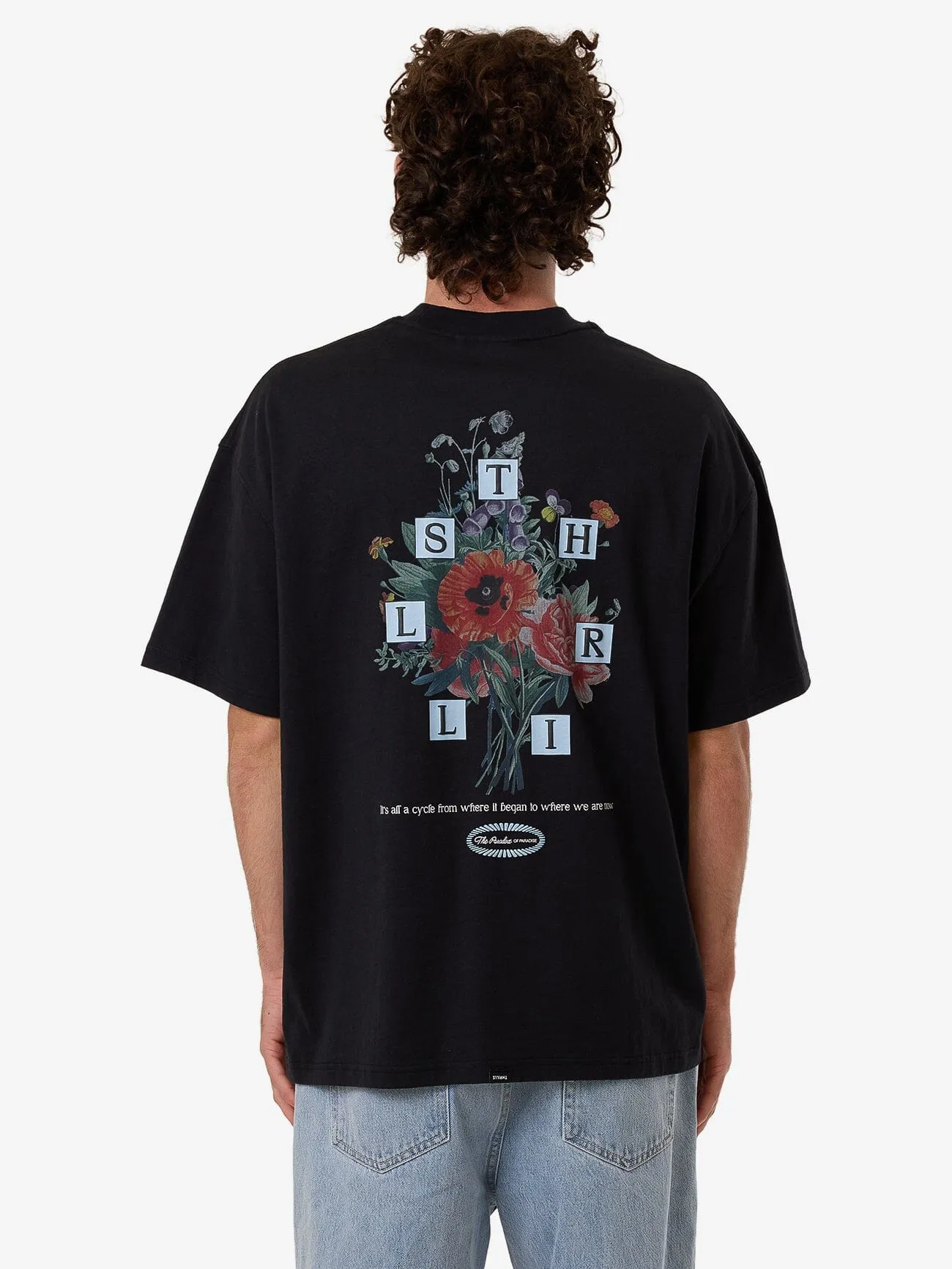 Still Life Box Fit Oversize Tee - Anthracite sold by Thrills product image thumbnail 2