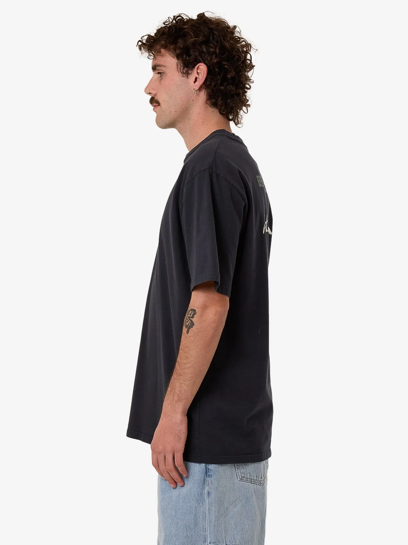 Searchers Oversize Fit Tee - Twilight Black sold by Thrills product image thumbnail 4