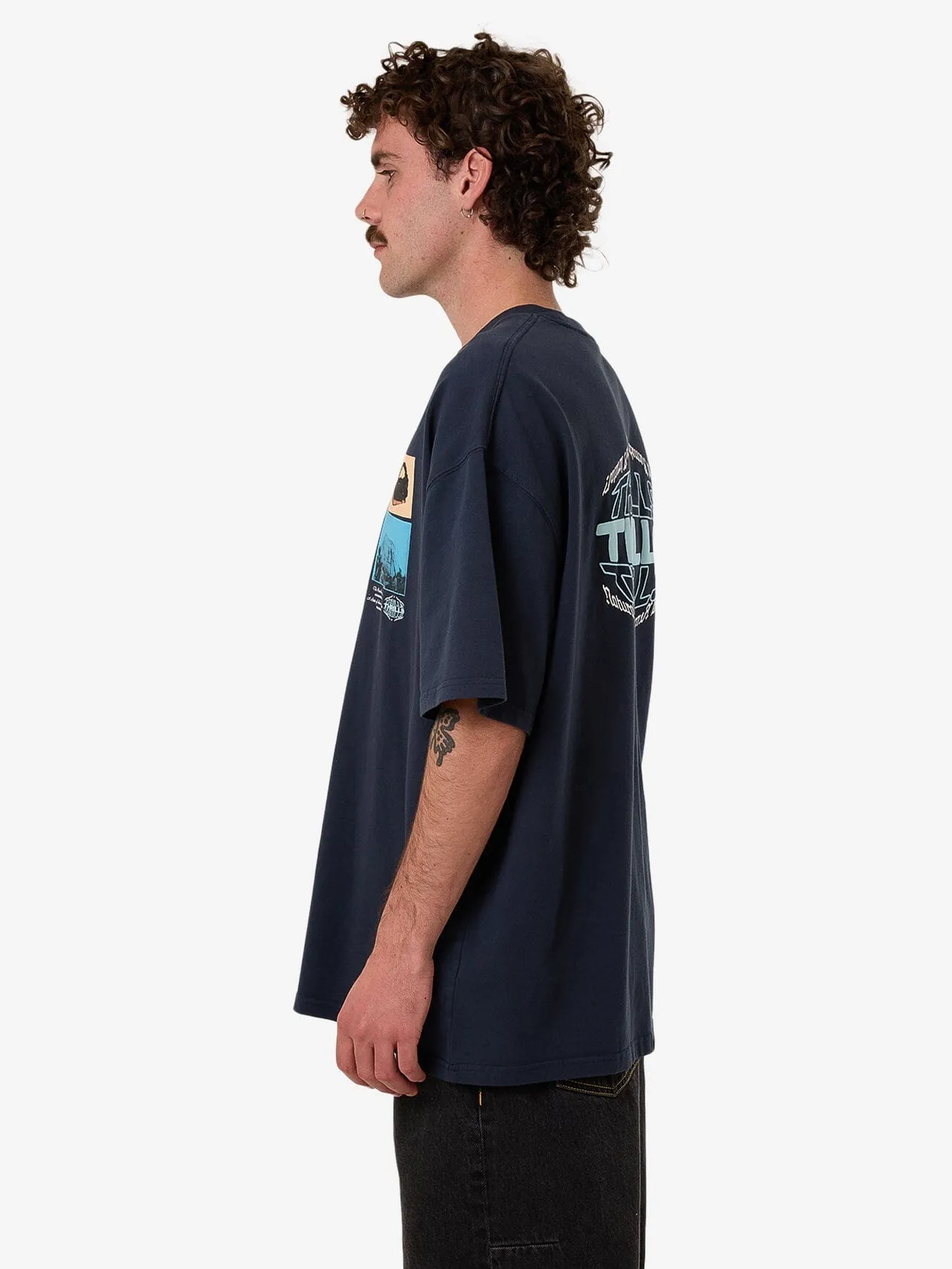 Chaotic State Box Fit Oversize Tee - Eclipse sold by Thrills product image thumbnail 4