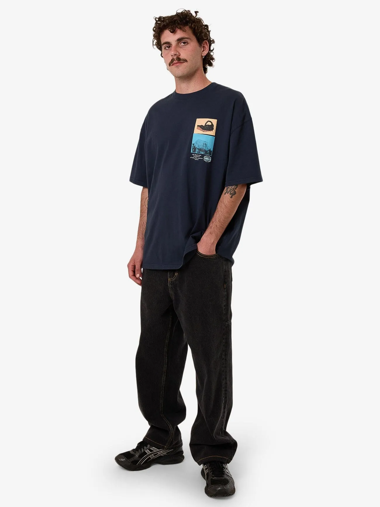 Chaotic State Box Fit Oversize Tee - Eclipse sold by Thrills product image thumbnail 5