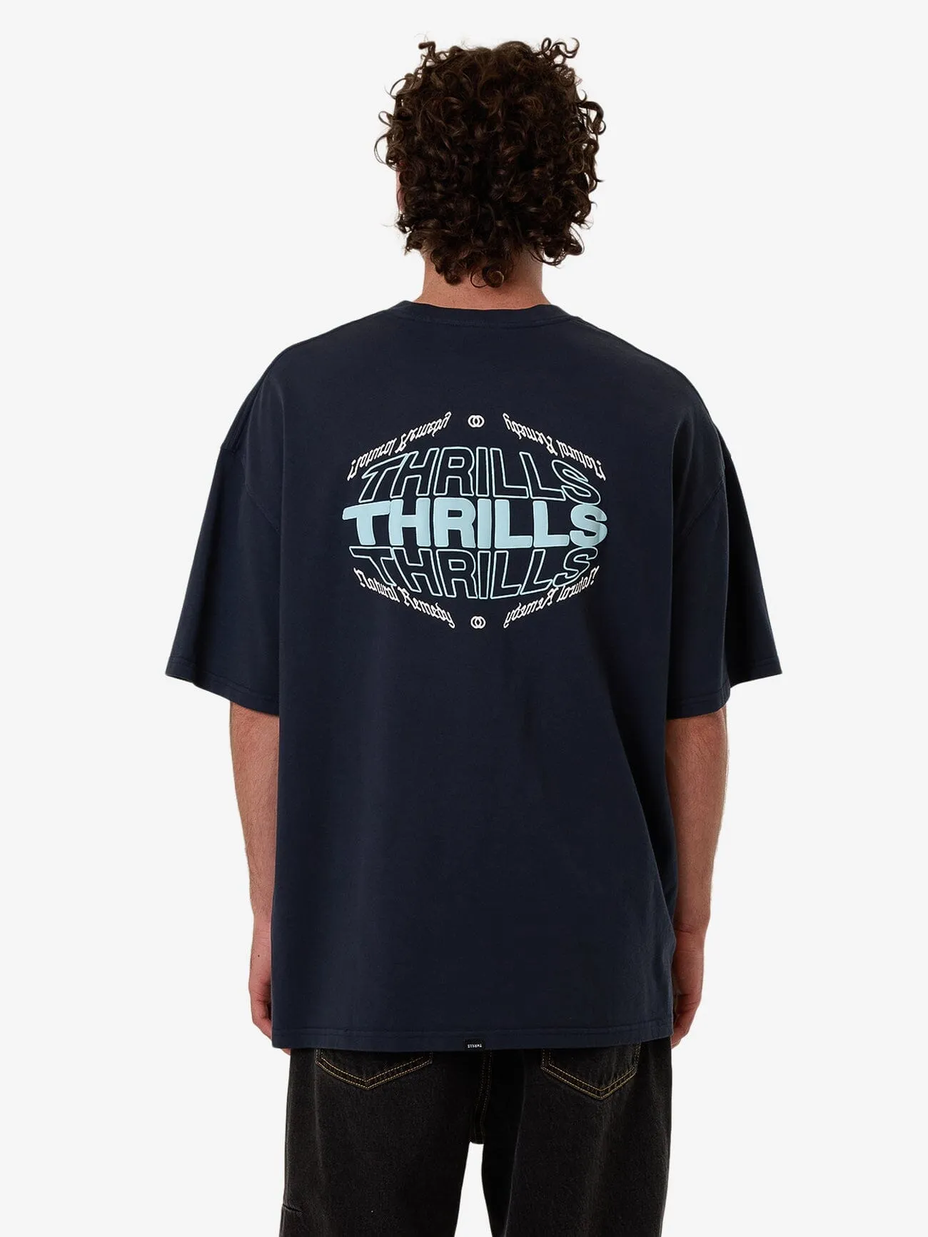 Chaotic State Box Fit Oversize Tee - Eclipse sold by Thrills product image thumbnail 2