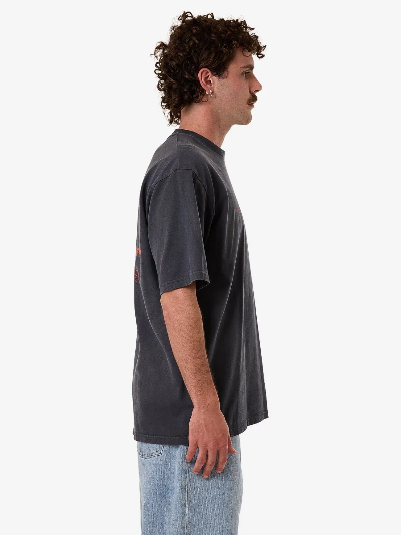 Blends Oversize Fit Tee - India Ink Fade sold by Thrills product image thumbnail 3