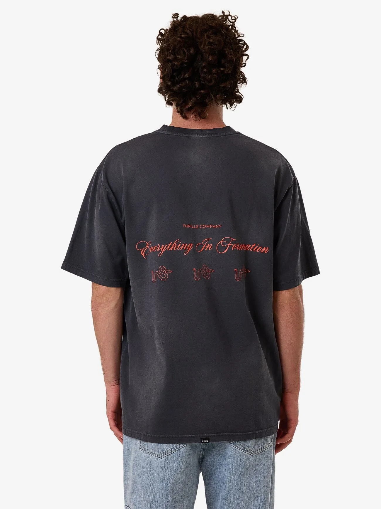 Blends Oversize Fit Tee - India Ink Fade sold by Thrills product image thumbnail 2