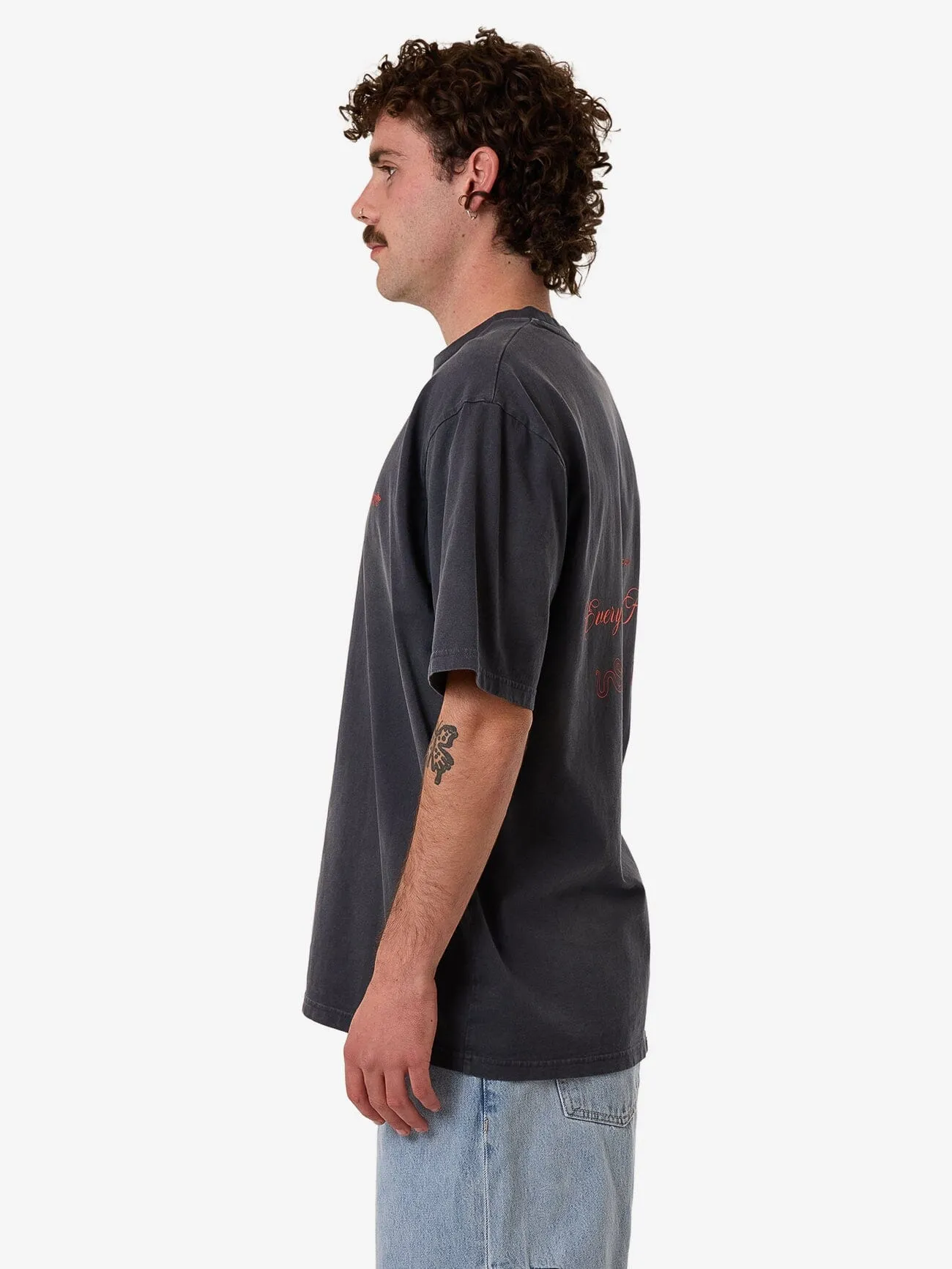 Blends Oversize Fit Tee - India Ink Fade sold by Thrills product image thumbnail 4