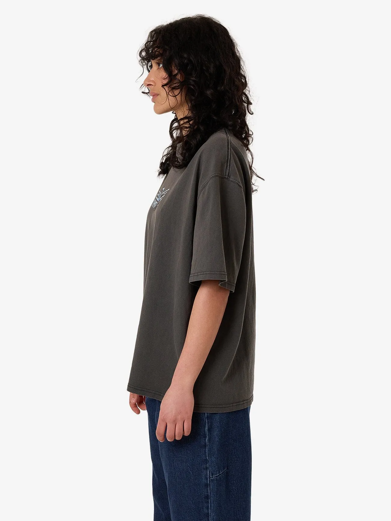 Polished Wings Oversized Tee - Merch Black sold by Thrills product image thumbnail 4