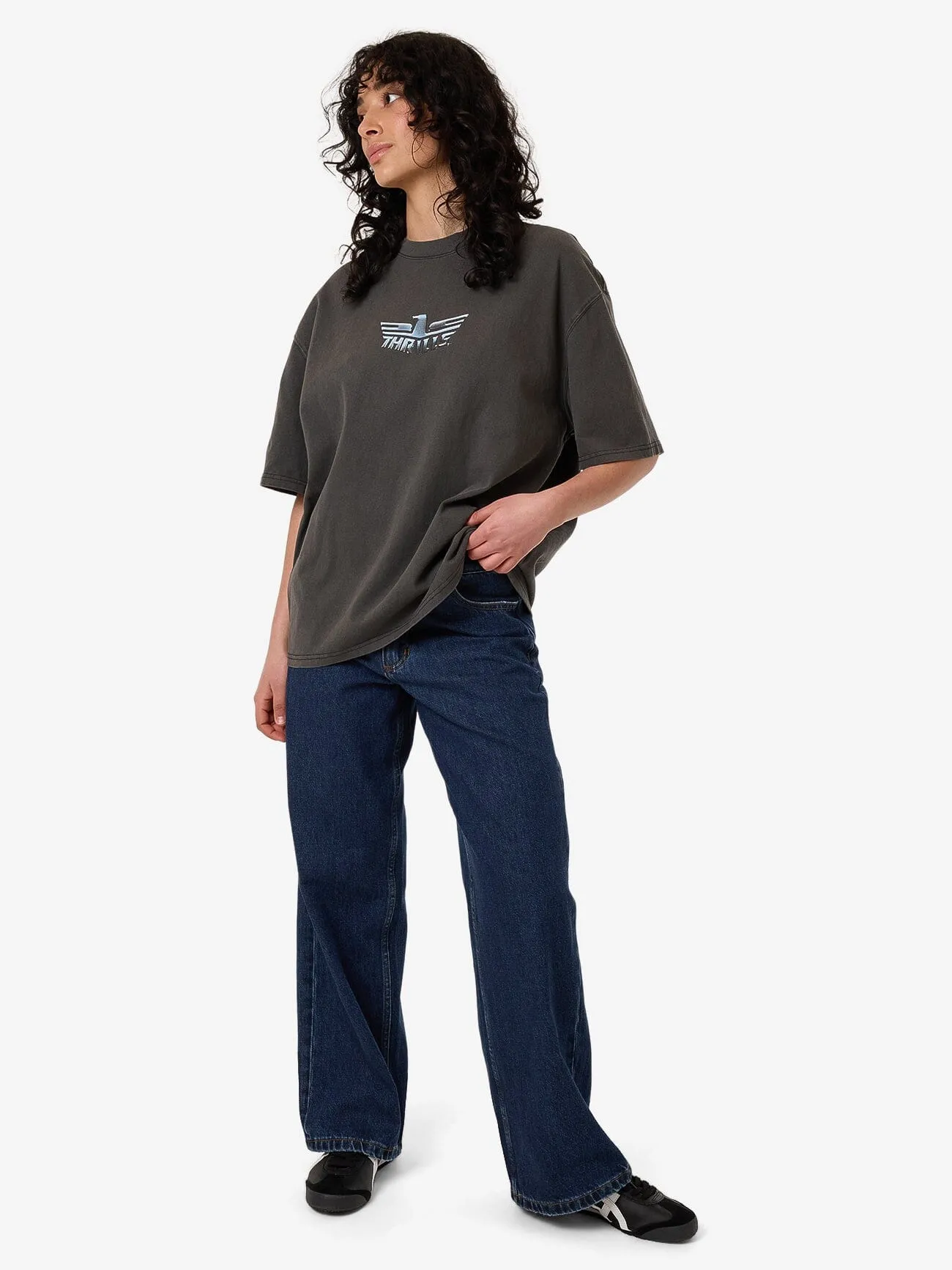 Polished Wings Oversized Tee - Merch Black sold by Thrills product image thumbnail 5