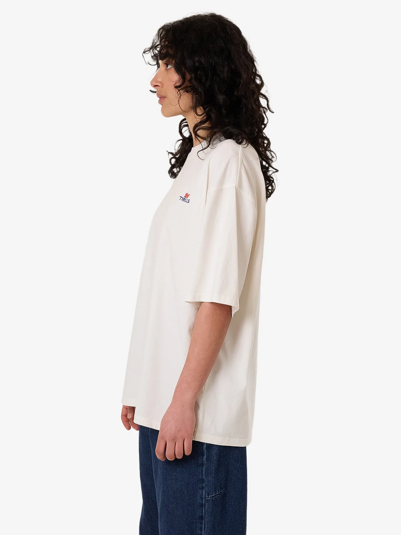 Navigate Oversized Tee - Chalk sold by Thrills product image thumbnail 5