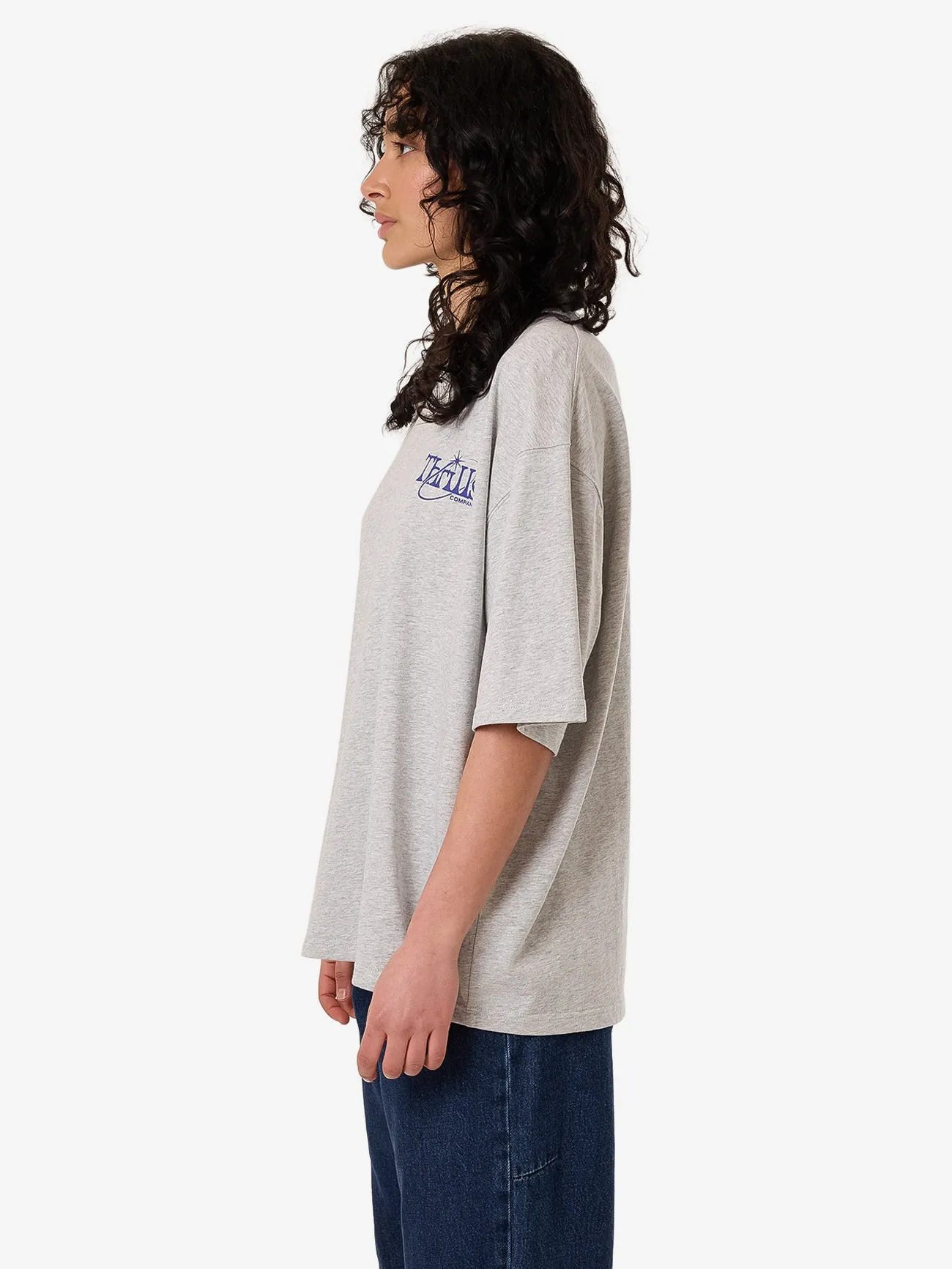 Ambient Connection Oversized Tee - Snow Marle sold by Thrills product image thumbnail 4