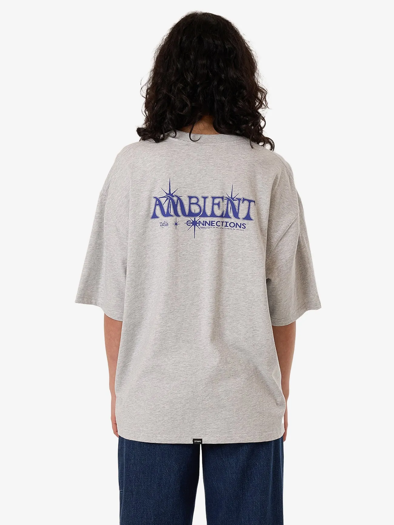 Ambient Connection Oversized Tee - Snow Marle sold by Thrills product image thumbnail 2