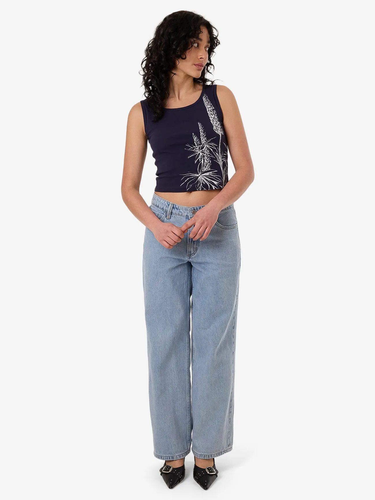 Lupin Y2K Tank - Peacoat sold by Thrills product image thumbnail 5