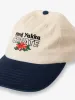 HYC Flora 6 Panel Cap - Unbleached sold by Thrills