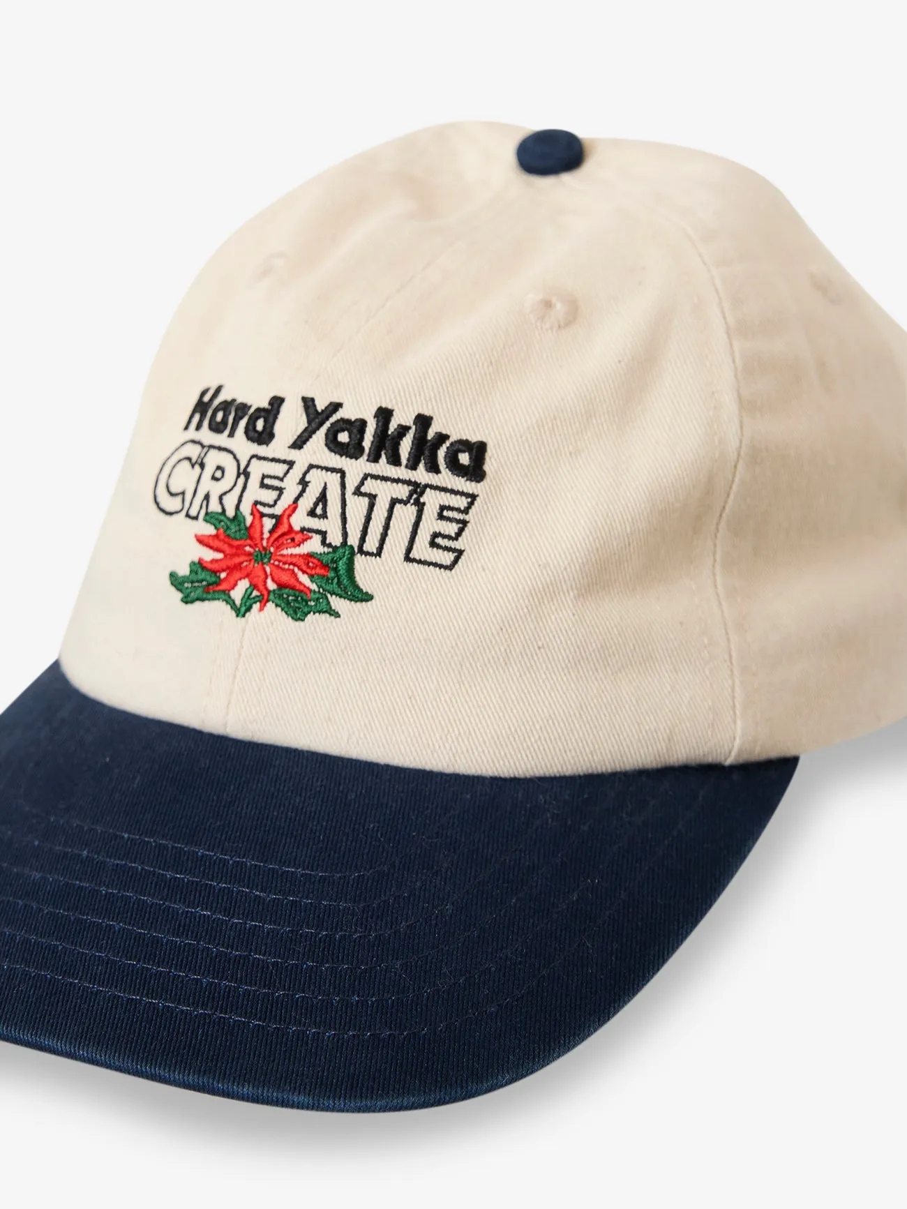 HYC Flora 6 Panel Cap - Unbleached sold by Thrills product image thumbnail 4