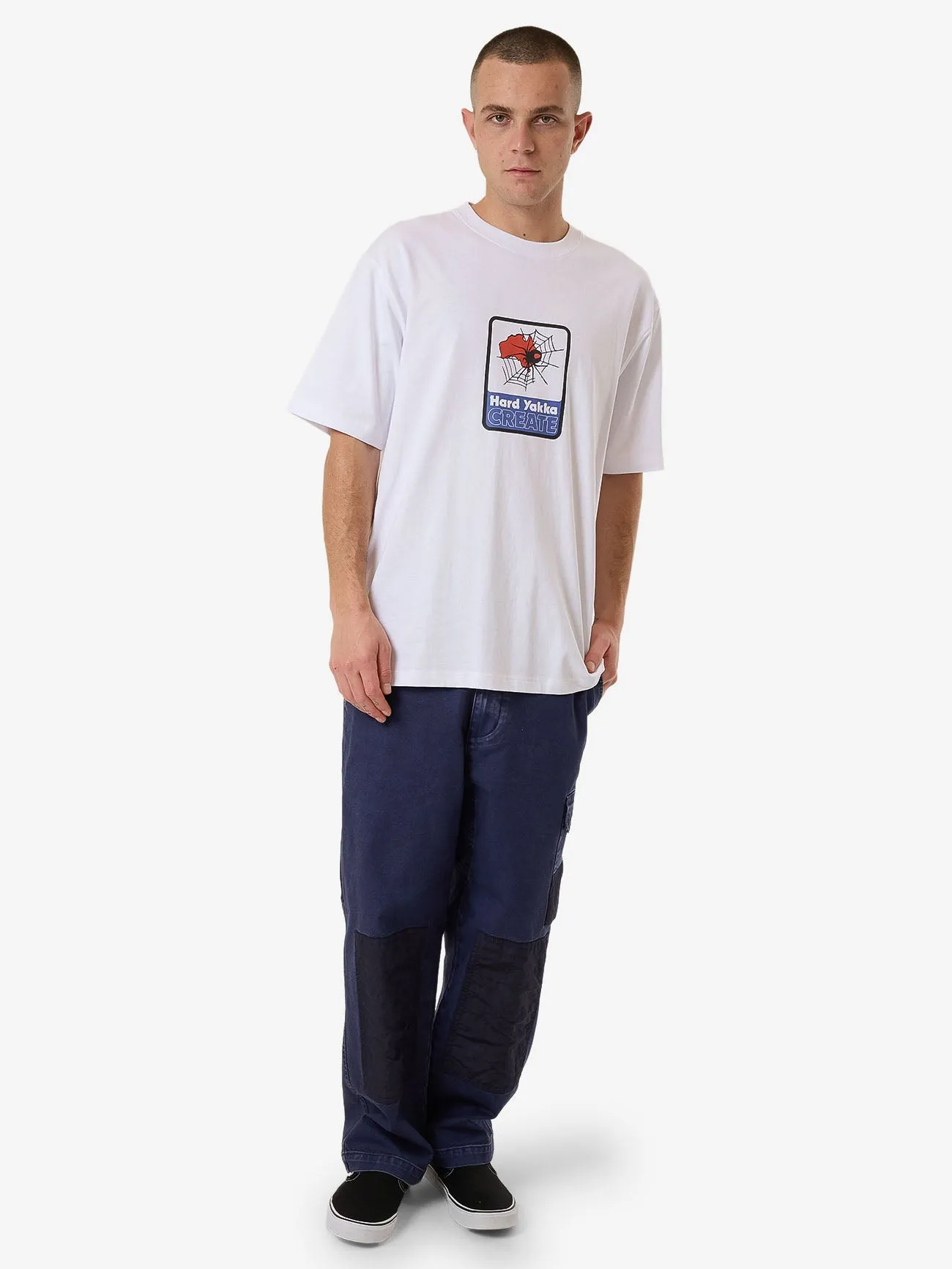 HYC Redback Oversize Fit Tee - White sold by Thrills product image thumbnail 5