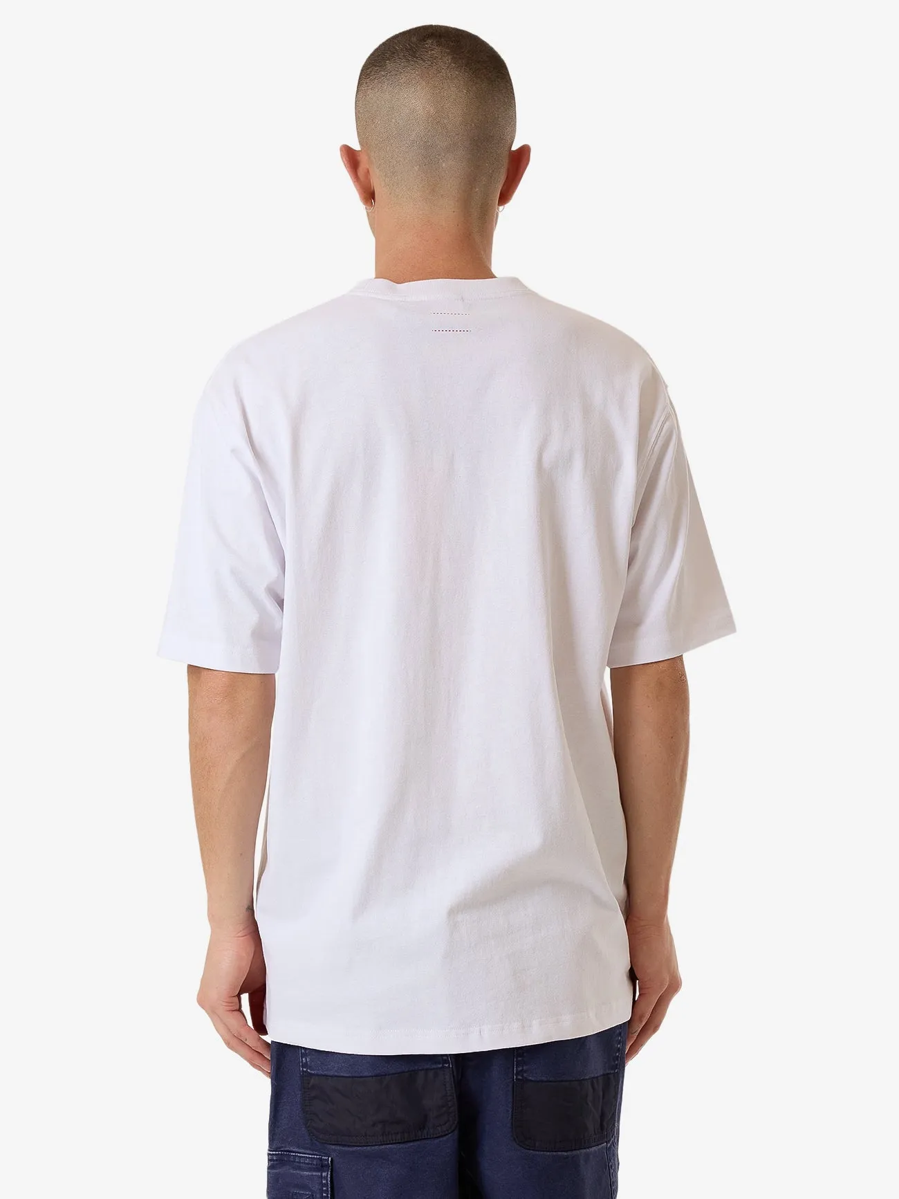 HYC Redback Oversize Fit Tee - White sold by Thrills product image thumbnail 2