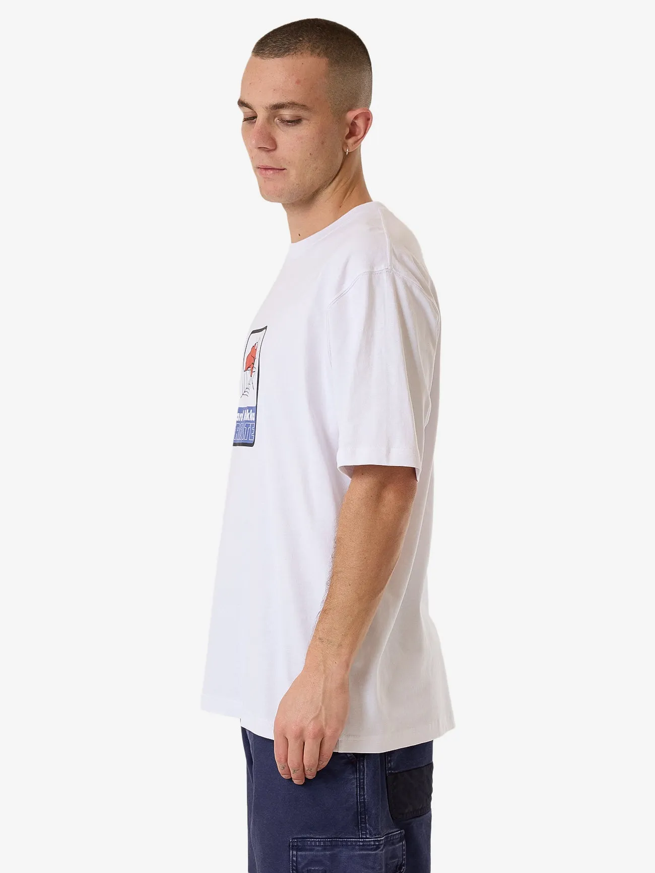 HYC Redback Oversize Fit Tee - White sold by Thrills product image thumbnail 3