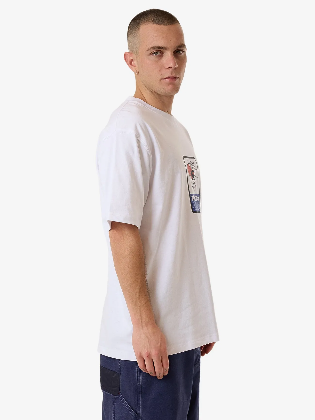 HYC Redback Oversize Fit Tee - White sold by Thrills product image thumbnail 4