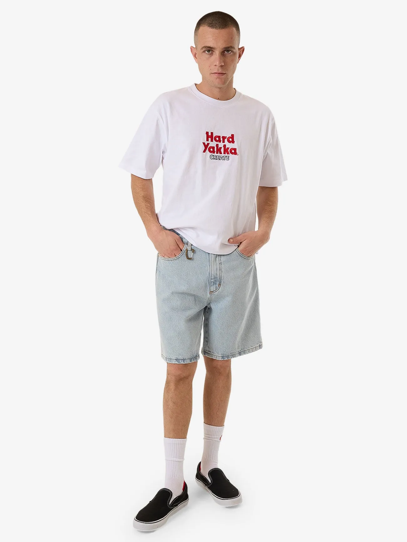 HYC Exertion Denim Short - Faded Trivial Blue sold by Thrills product image thumbnail 5